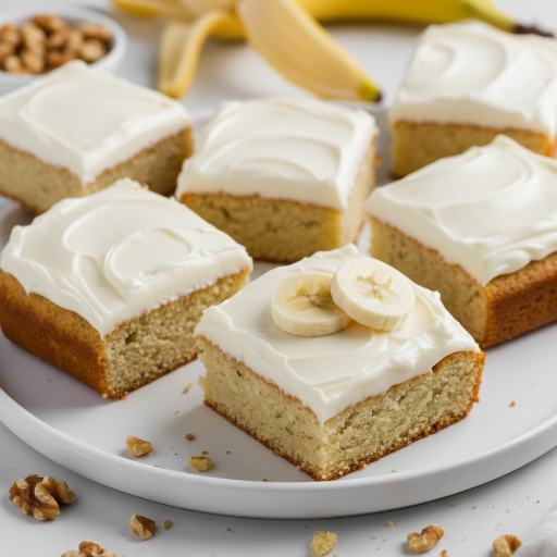 banana bars with cream cheese frosting