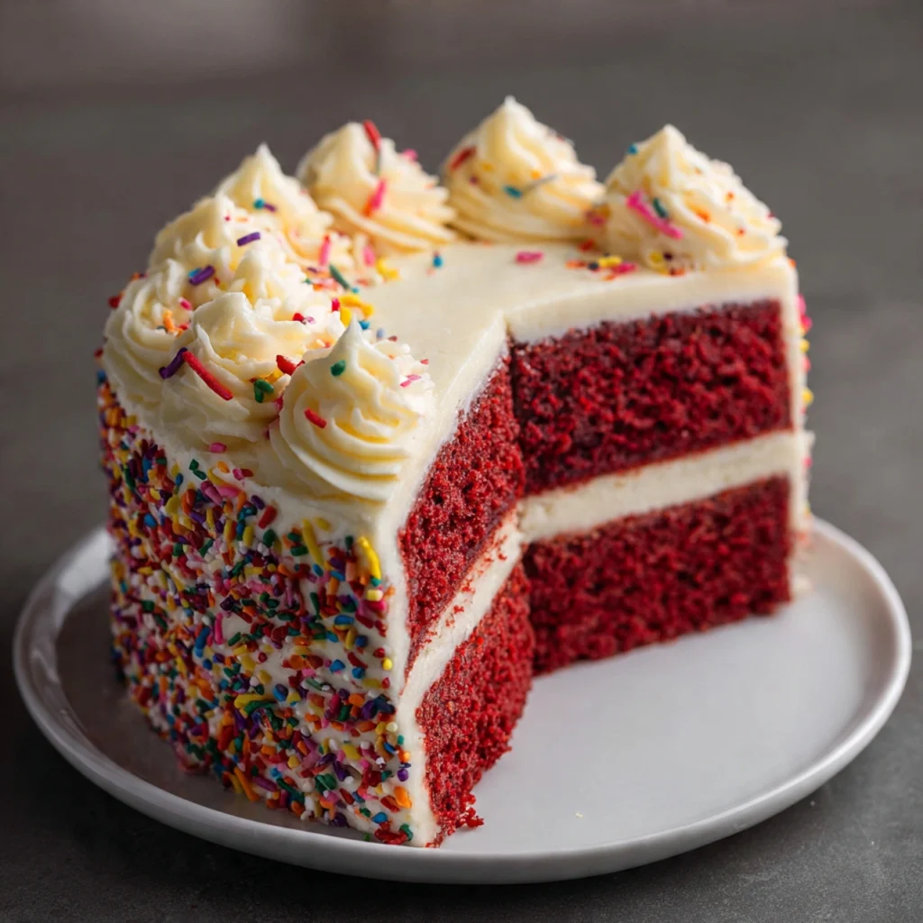 rresistible Red Velvet Birthday Cake Recipe