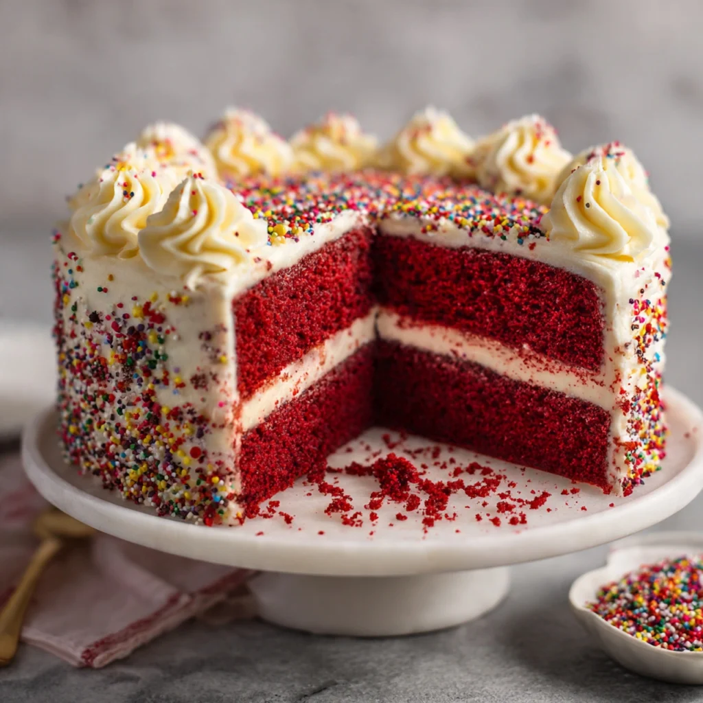 rresistible Red Velvet Birthday Cake Recipe