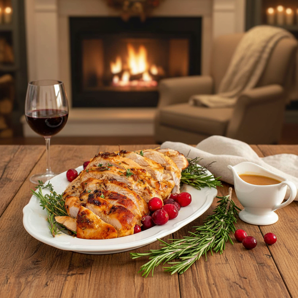 Honey Maple Herb Roasted Turkey Breast