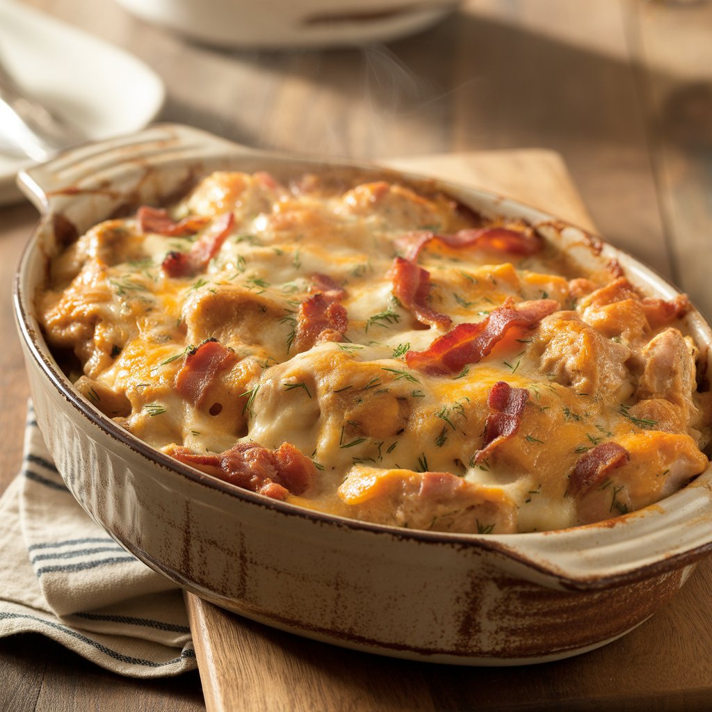 Chicken Bacon Ranch Casserole