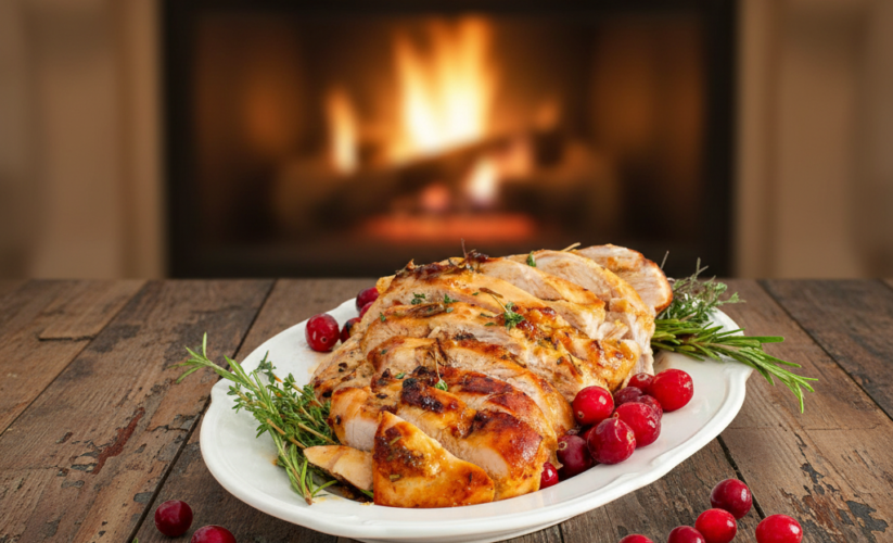 Honey Maple Herb Roasted Turkey Breast