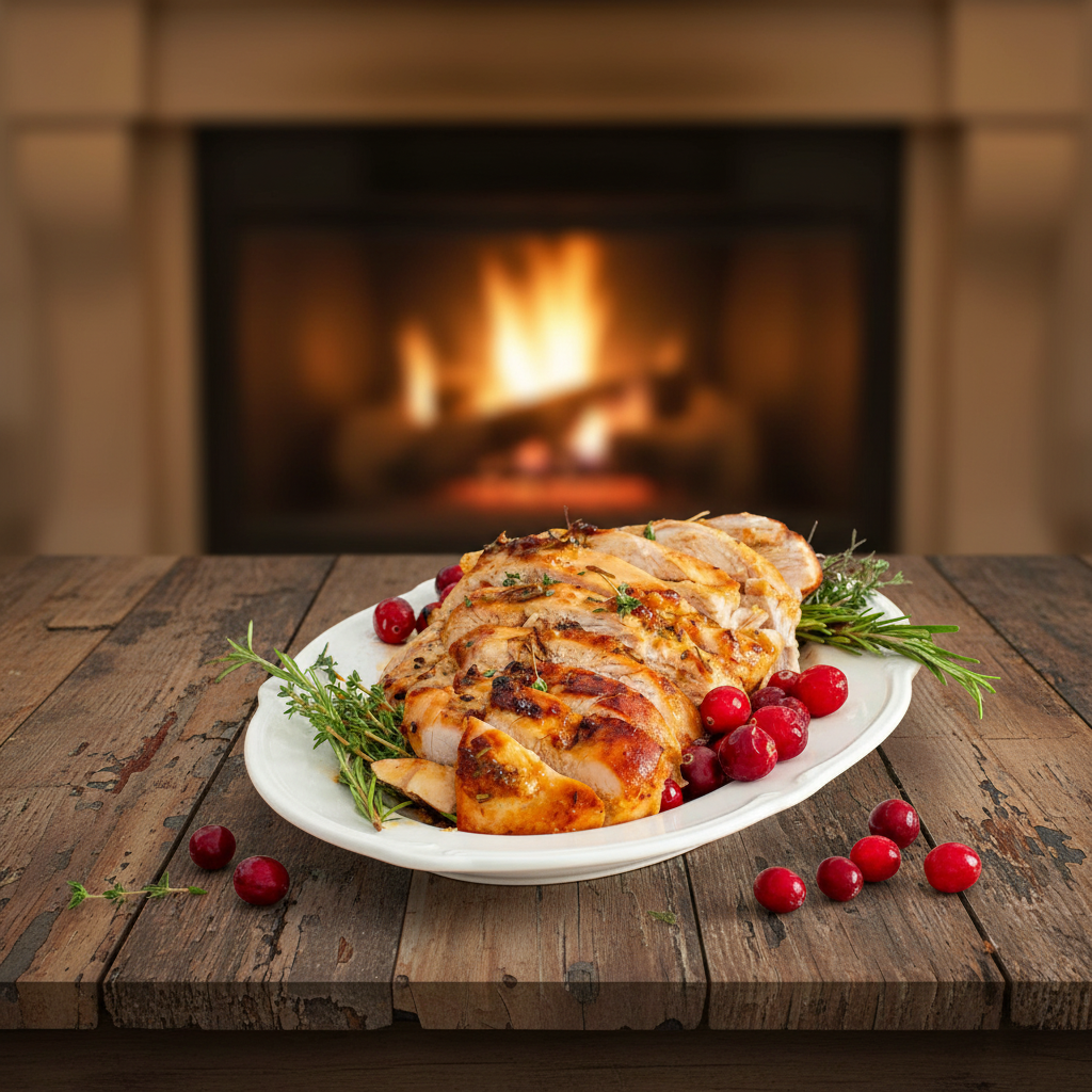 Honey Maple Herb Roasted Turkey Breast