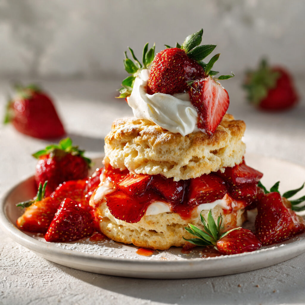 Classic Strawberry Shortcake Recipe – Fluffy, Easy & Delicious