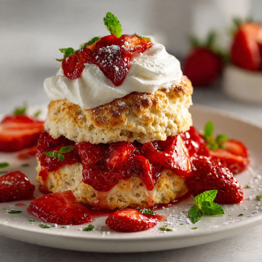 Classic Strawberry Shortcake Recipe – Fluffy, Easy & Delicious