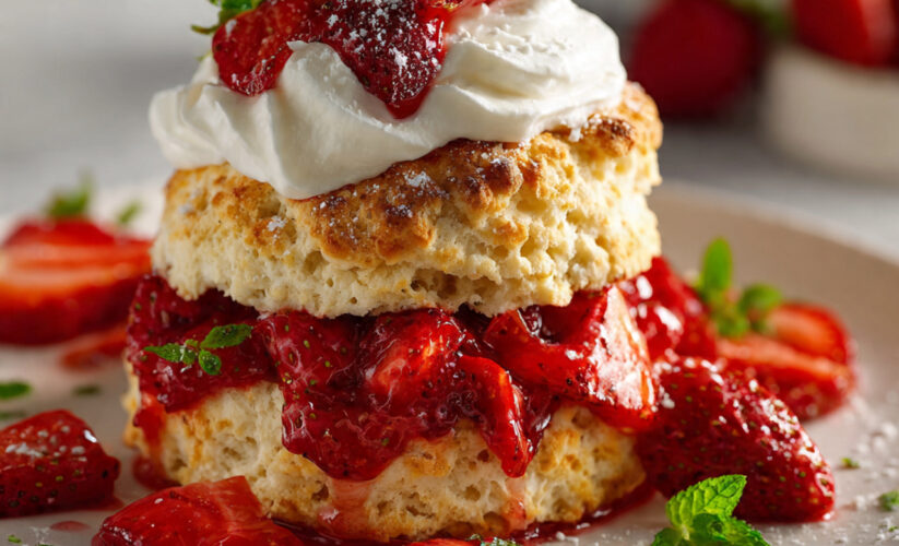 5-Step Classic Strawberry Shortcake Recipe – Fluffy, Easy & Delicious