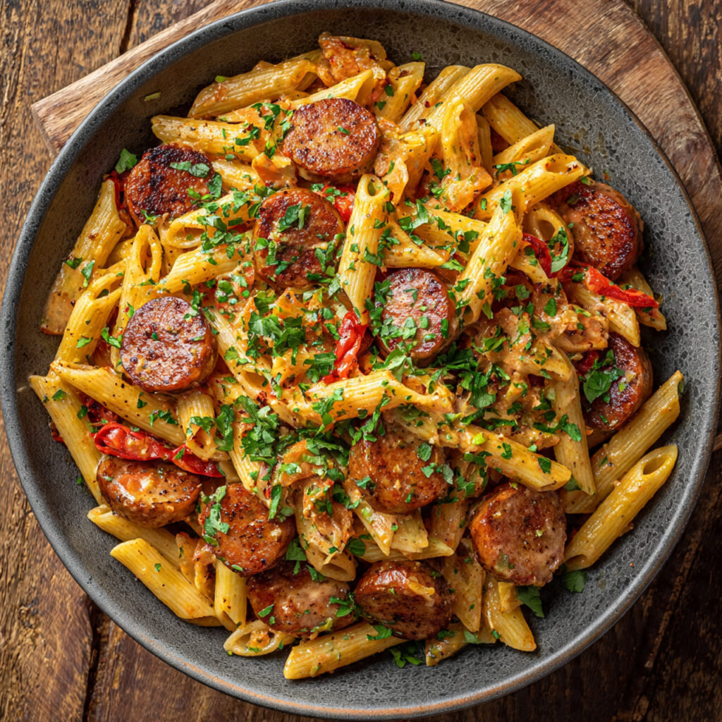 Cajun Pasta with Sausage 