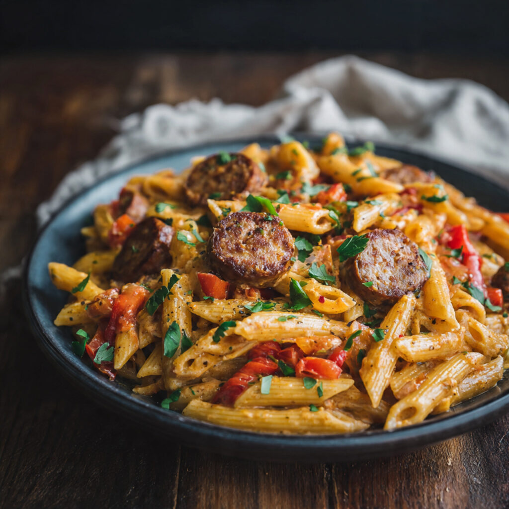Cajun Pasta with Sausage 