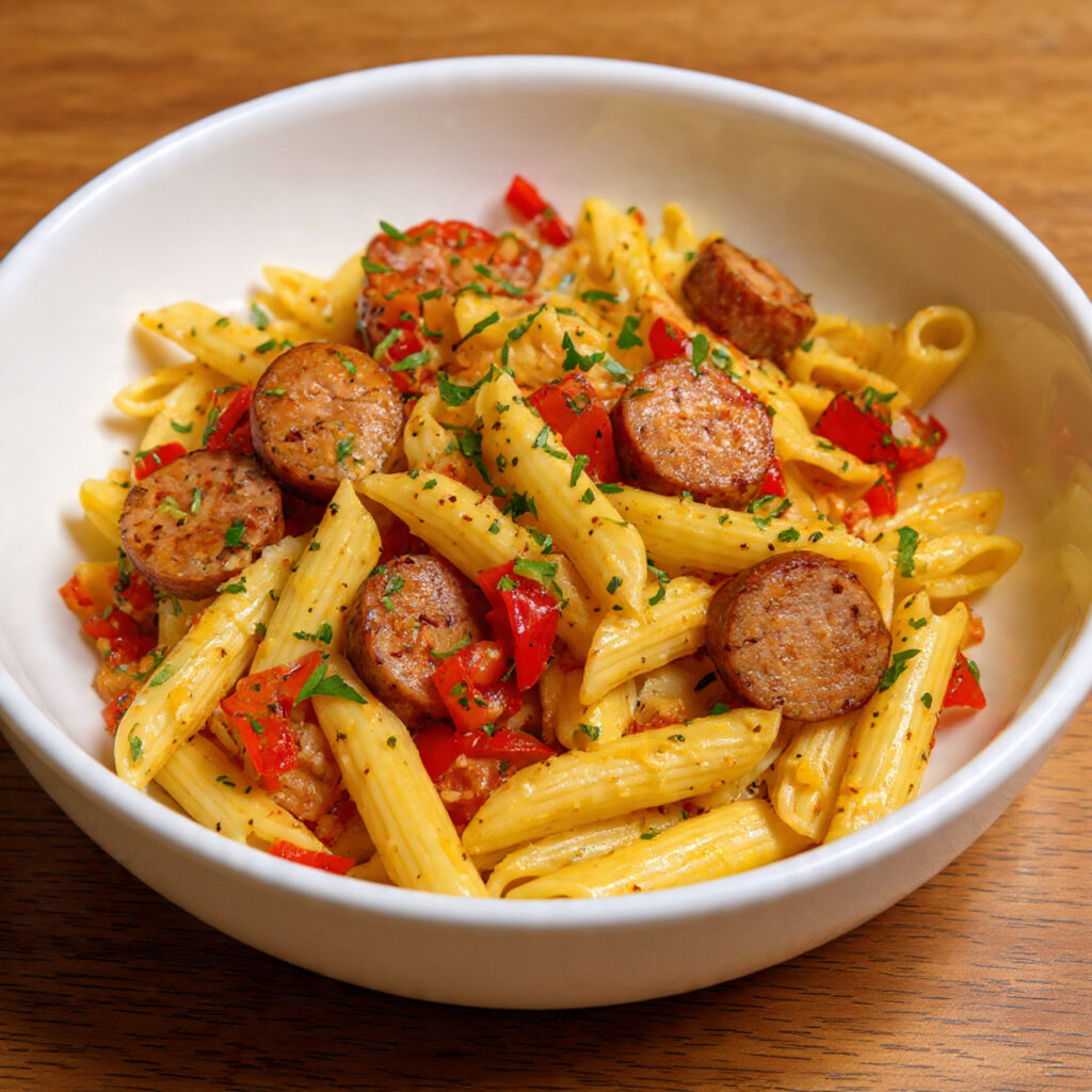 Cajun Pasta with Sausage 