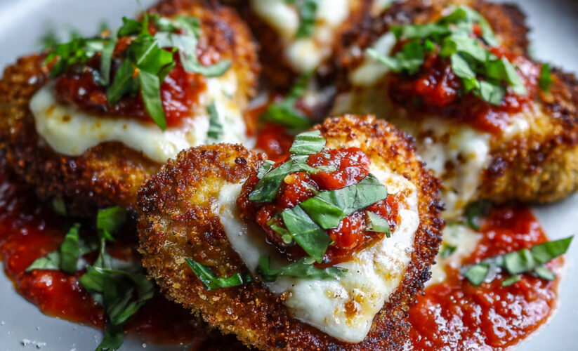 Chicken Parmesan Hearts