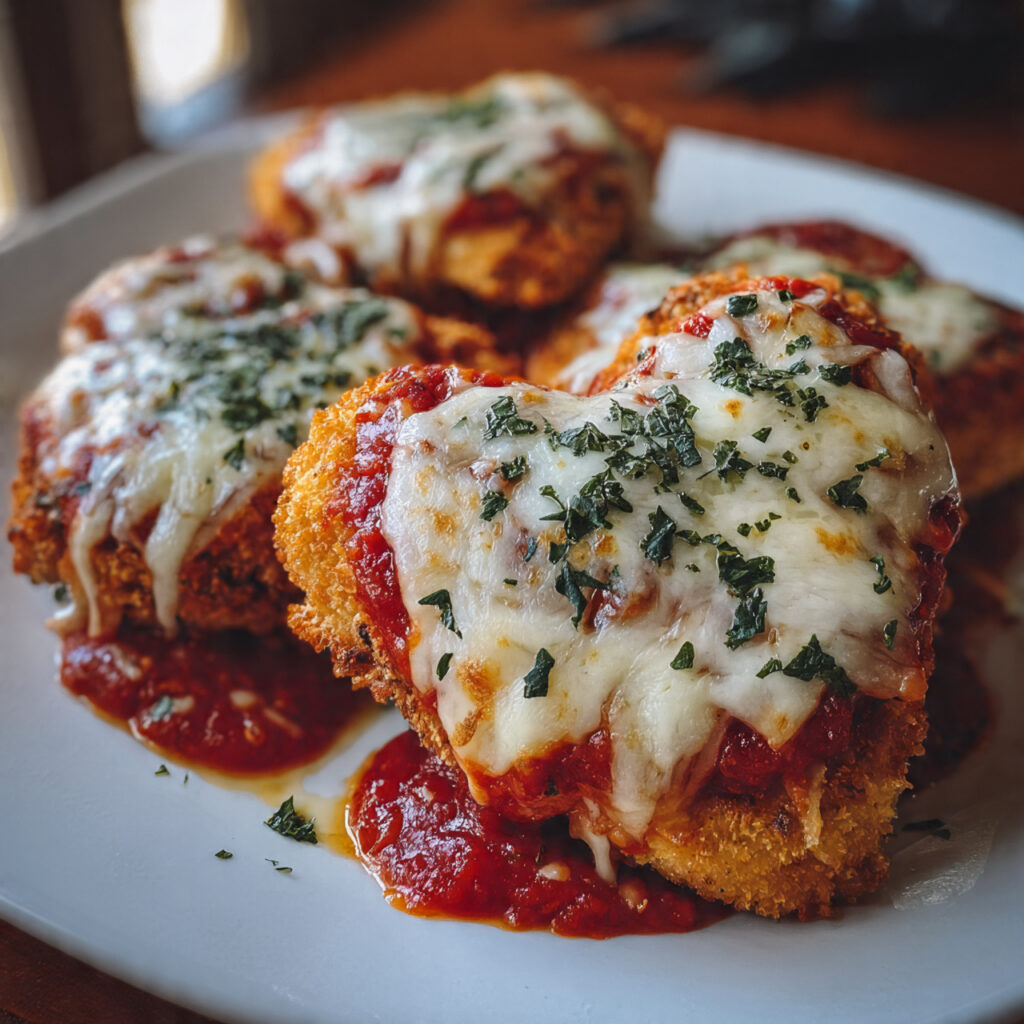 Chicken Parmesan Hearts