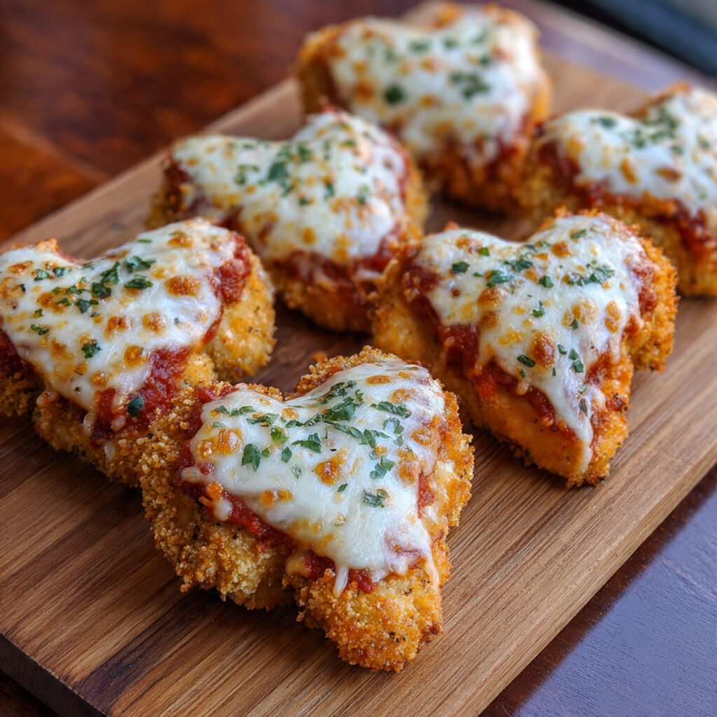 Chicken Parmesan Hearts