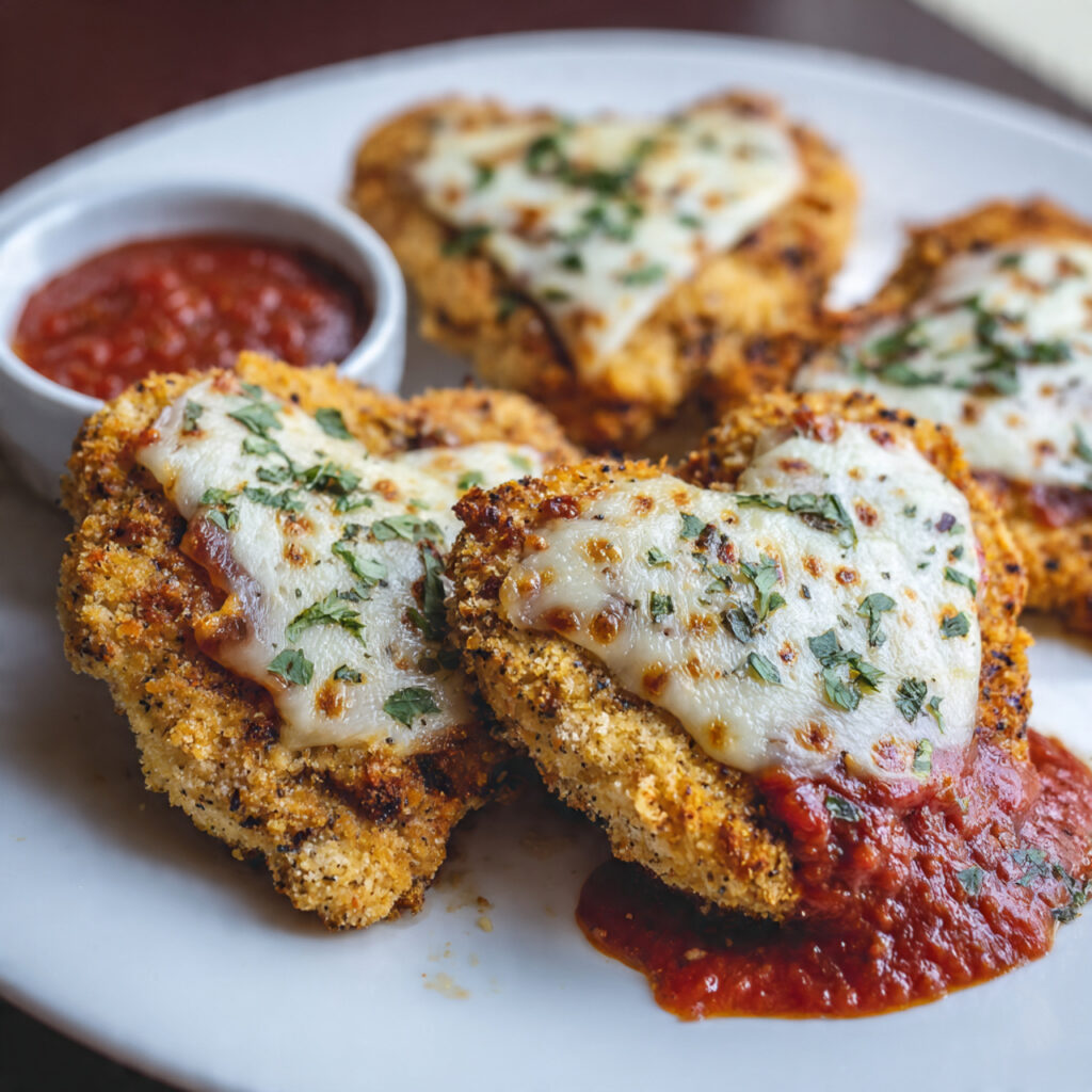Chicken Parmesan Hearts