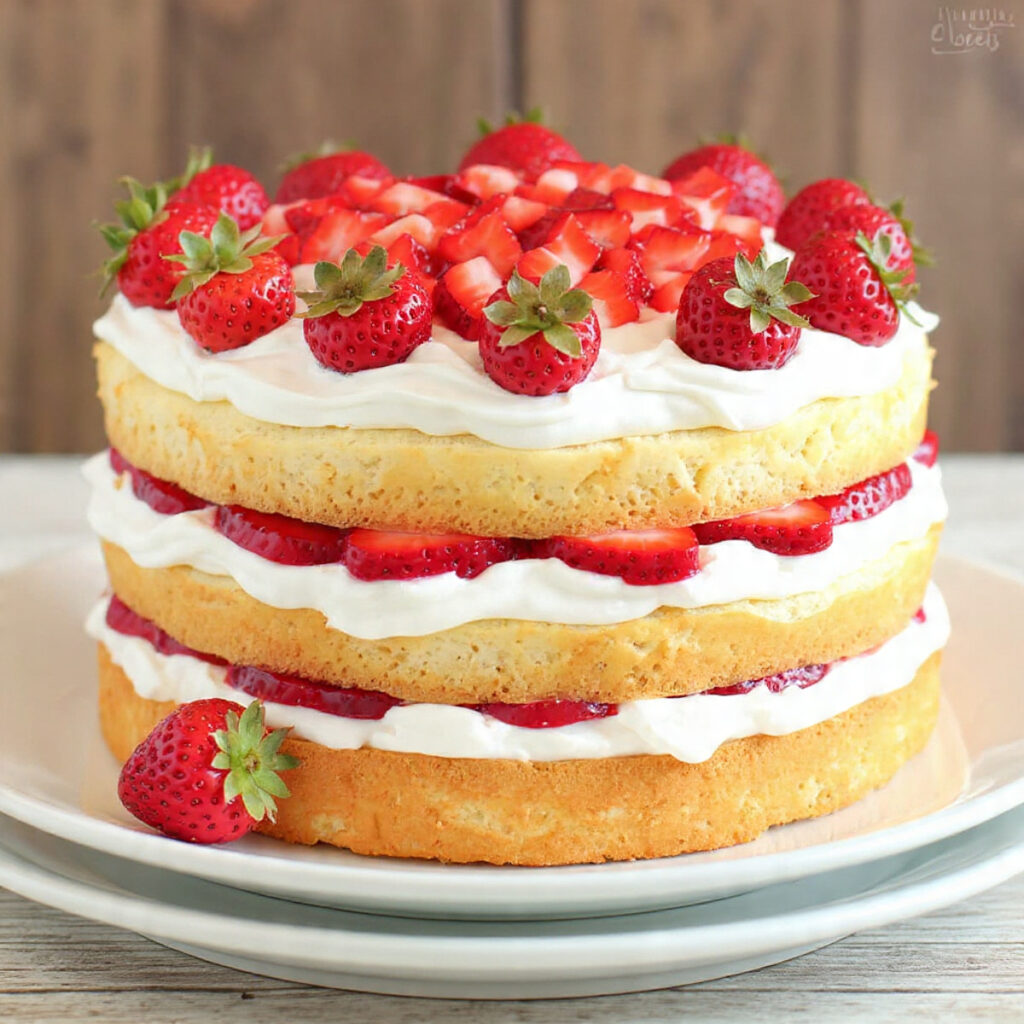 Classic Strawberry Shortcake Recipe – Fluffy, Easy & Delicious