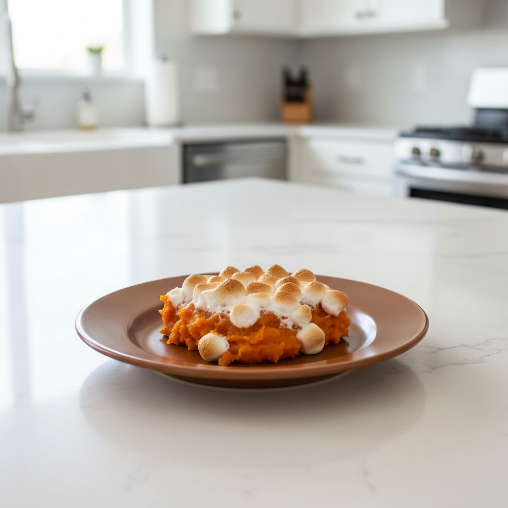Sweet Potato Casserole with Marshmallows