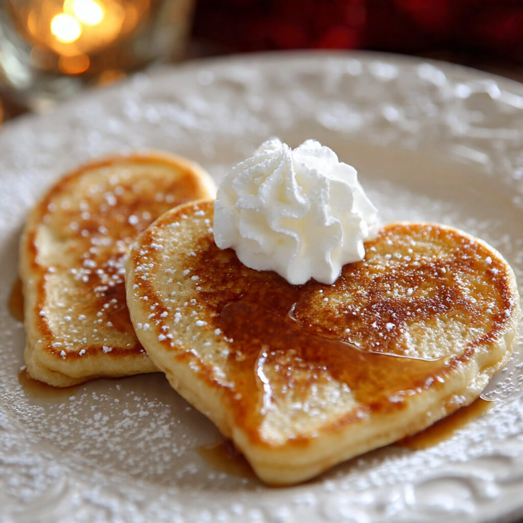 Heart-Shaped Pancakes