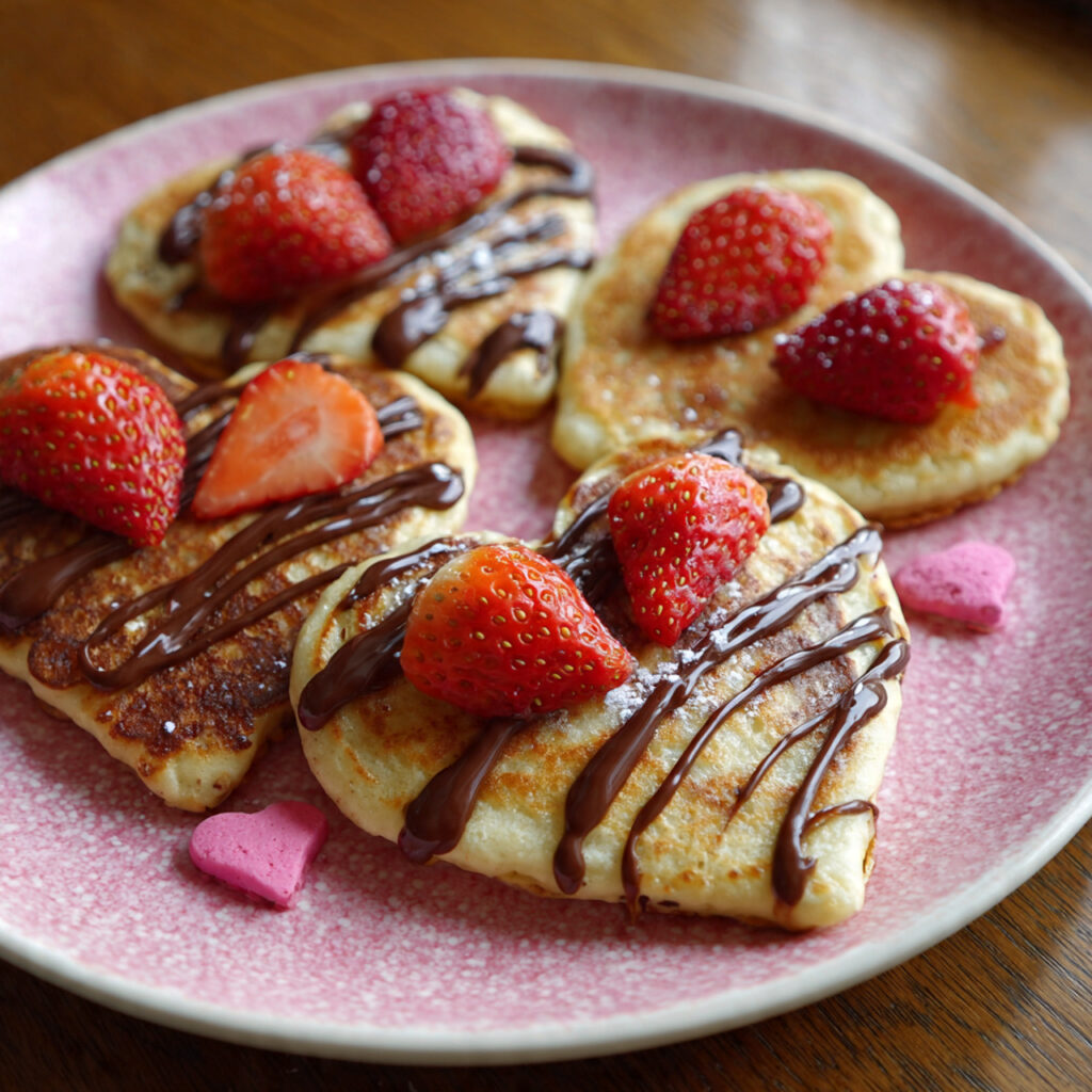 Heart-Shaped Pancakes