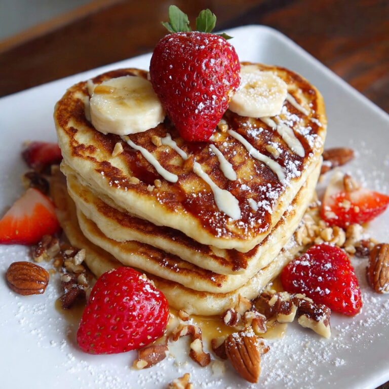 Heart-Shaped Pancakes