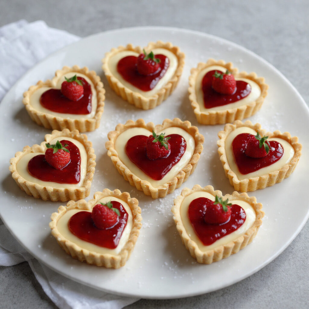 Mini French Tart Hearts
