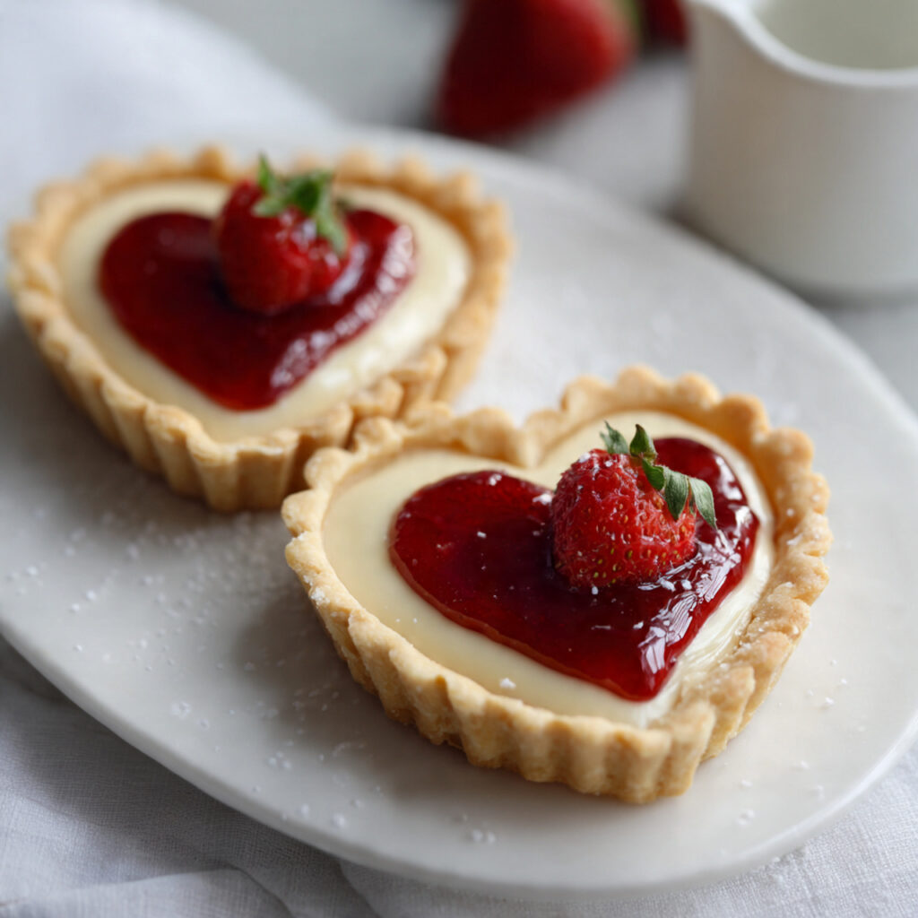  Mini French Tart Hearts