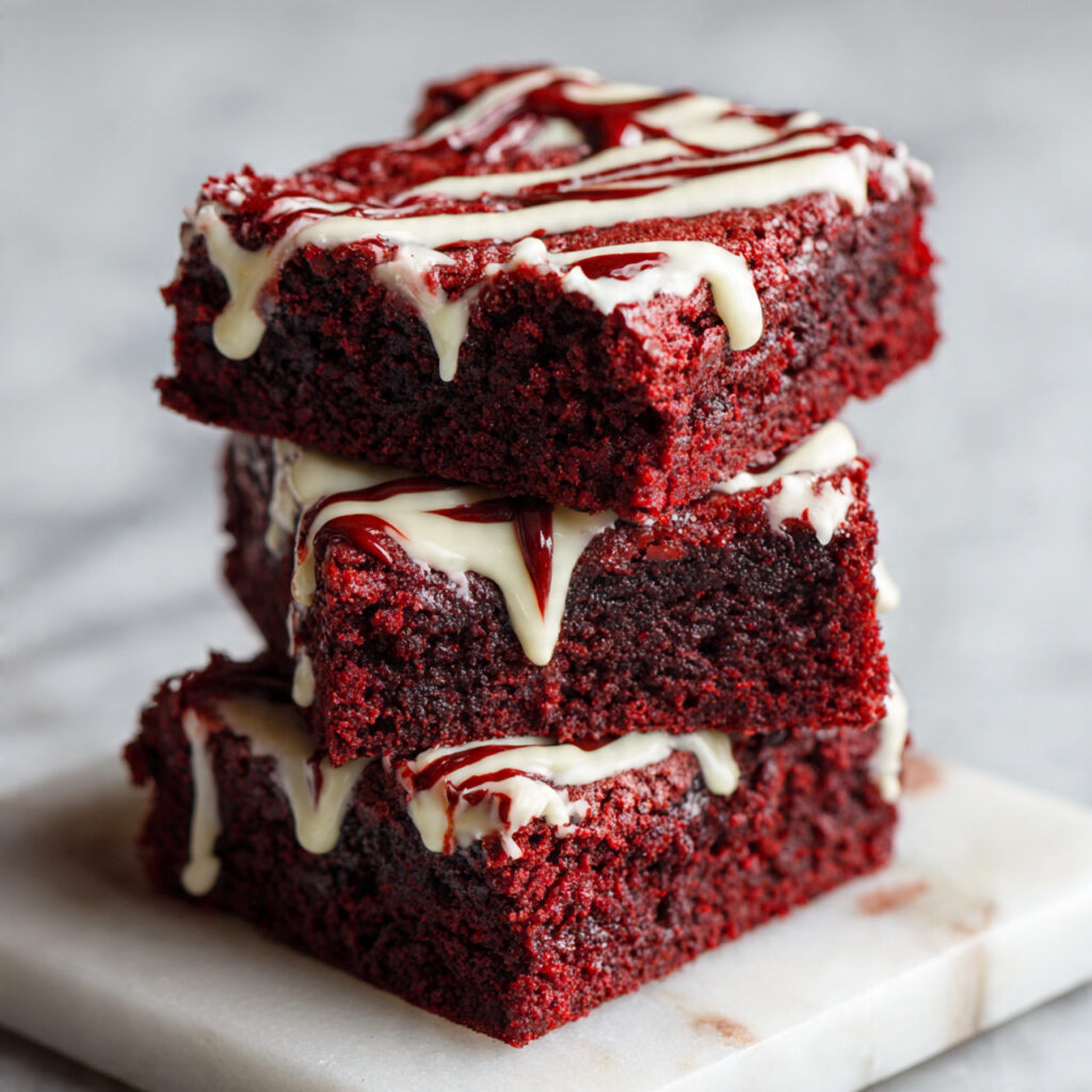 Red Velvet Brownies 