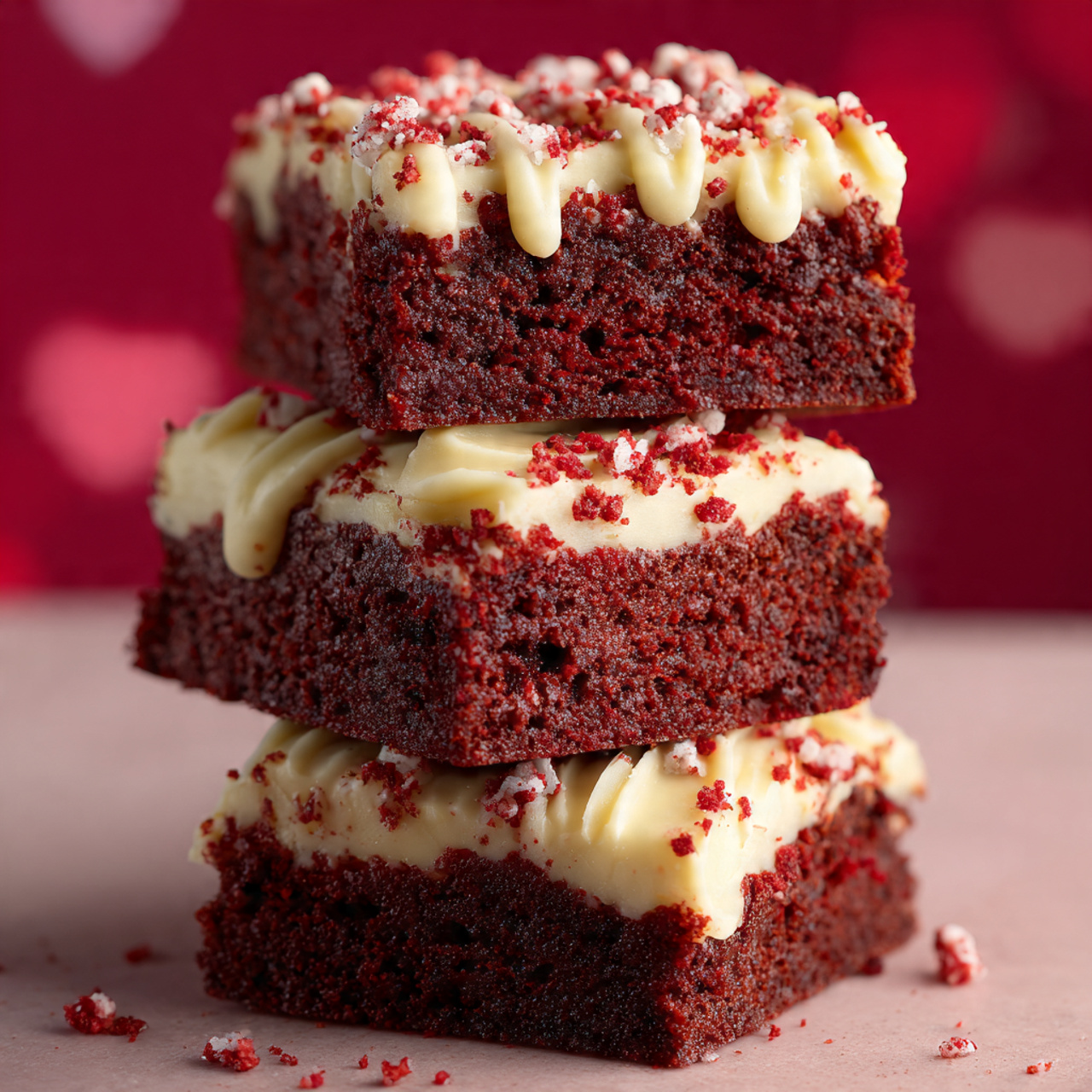 Red Velvet Brownies Recipe: Perfect for 16 Decadent Squares!