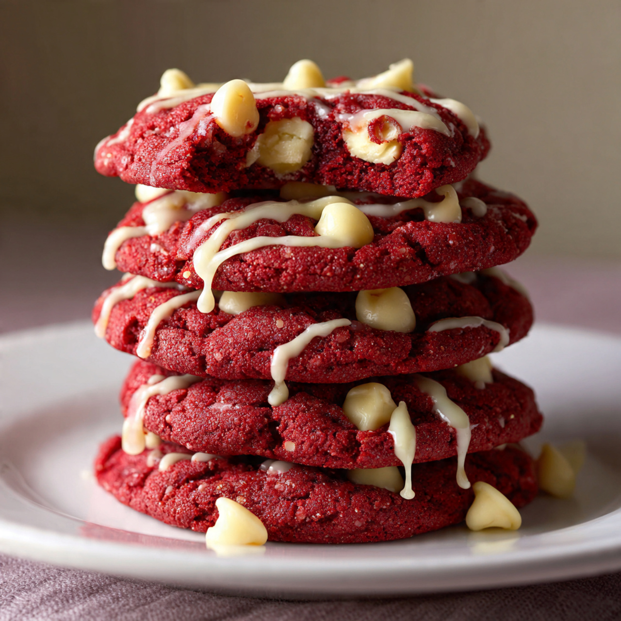 Irresistible Red Velvet Chocolate Chip Cookies in 30 Minutes