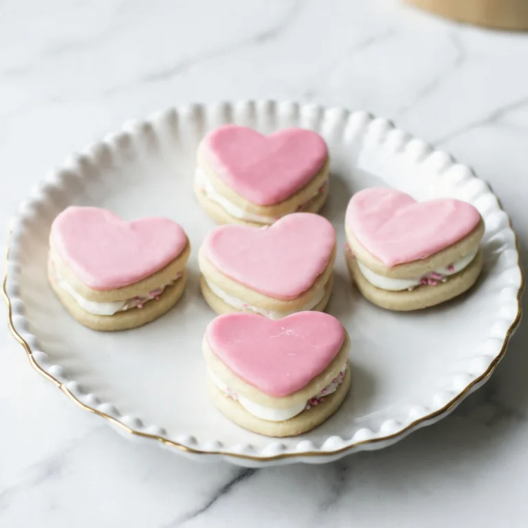 Mini Heart Sugar Cookie Sandwiches