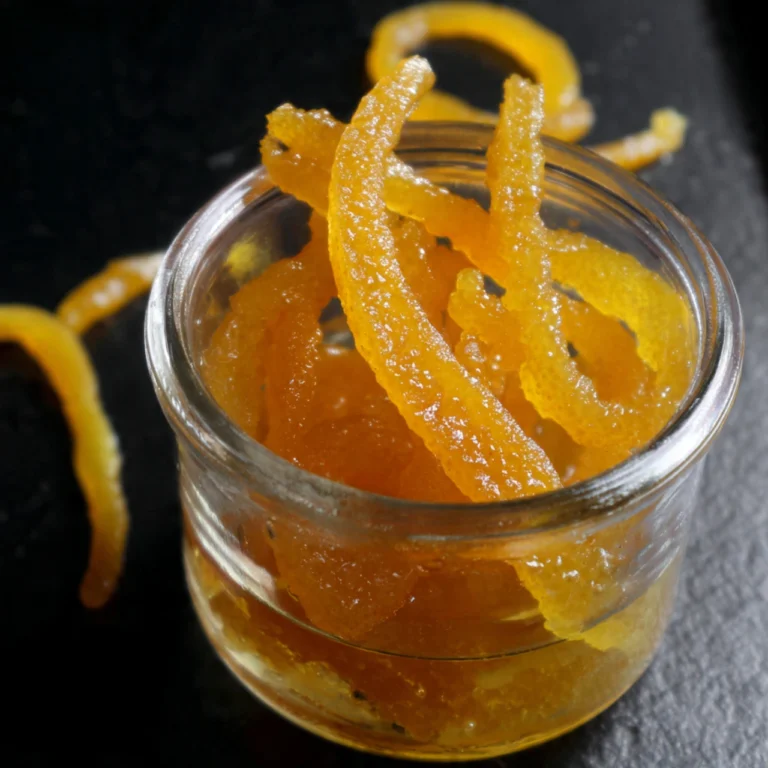 Candied Orange Peel in Syrup