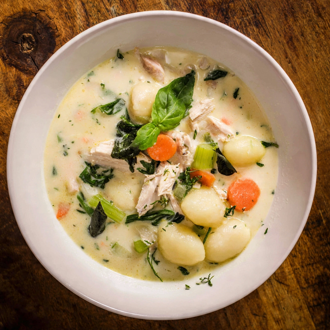 Chicken and Gnocchi Soup