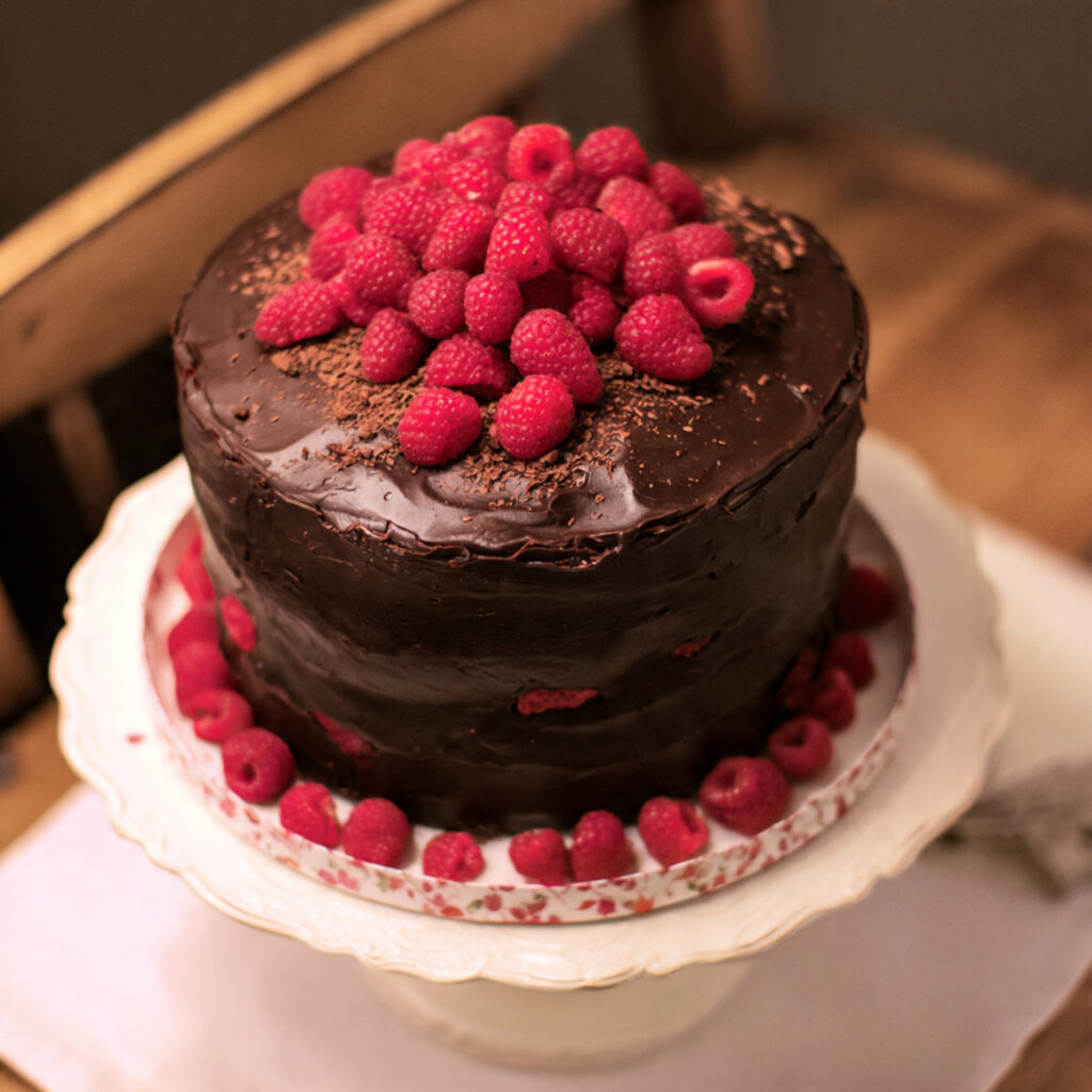 Chocolate Raspberry Cake