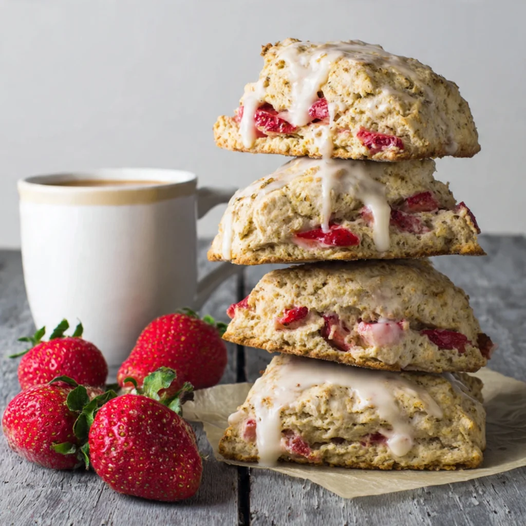 Strawberry scones