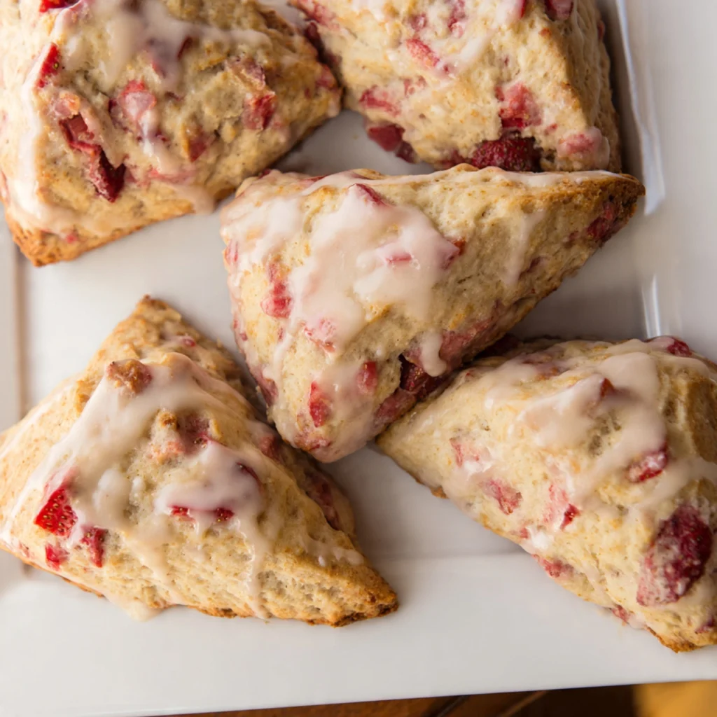 Strawberry scones