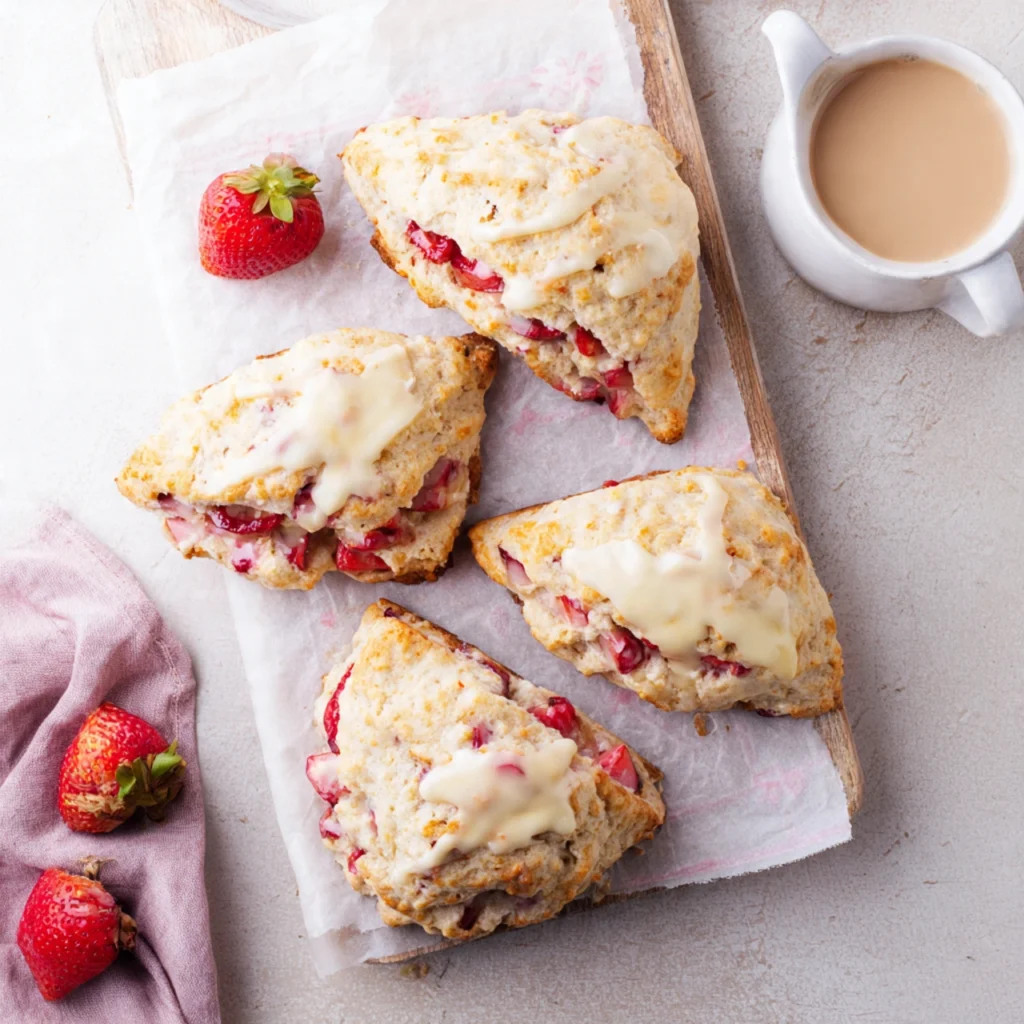 Strawberry scones