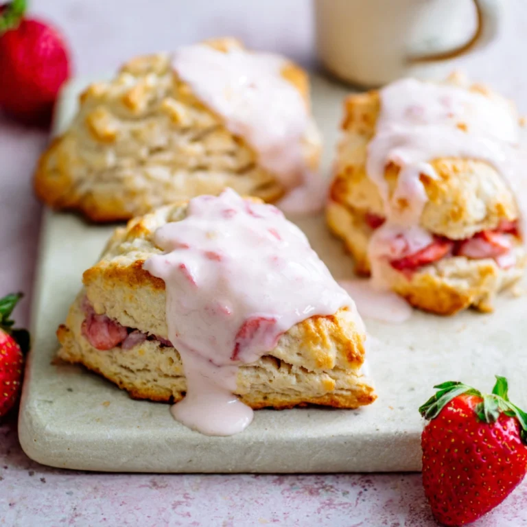 Strawberry scones