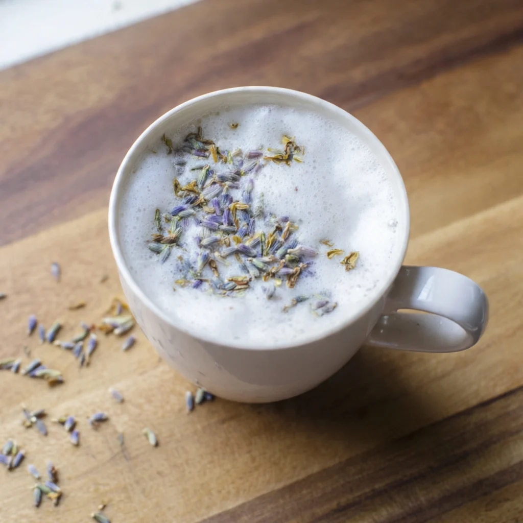 lavender chamomile latte