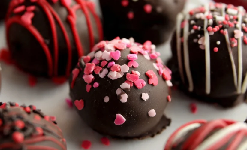 No-Bake Valentine Oreo Truffles