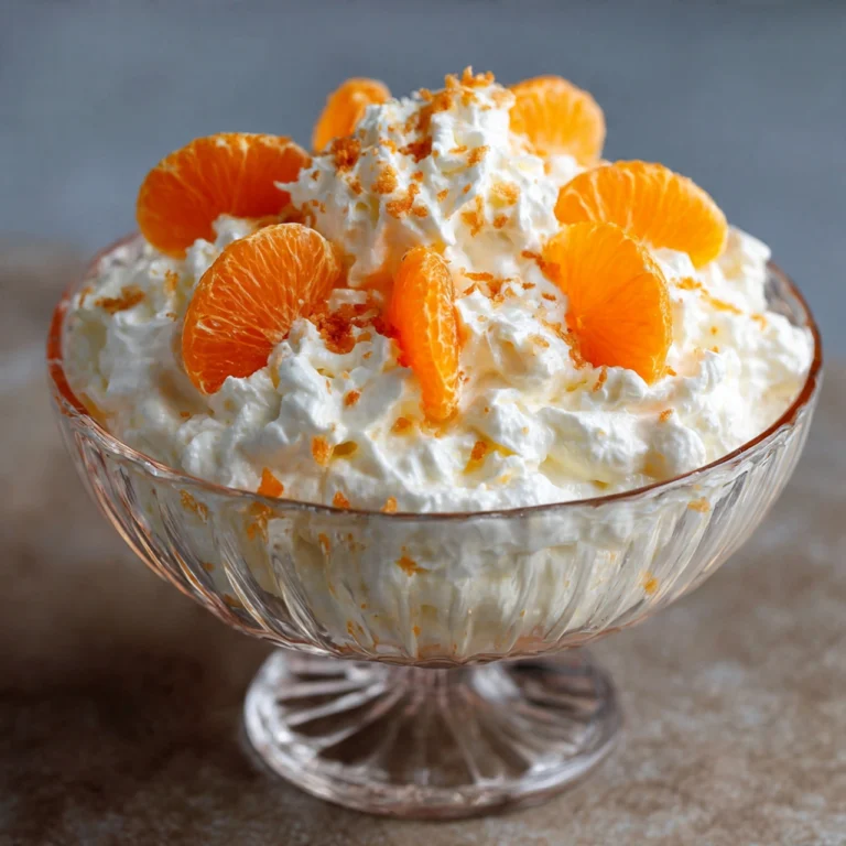 Orange Creamsicle Fluff Salad