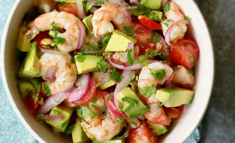 shrimp avocado salad