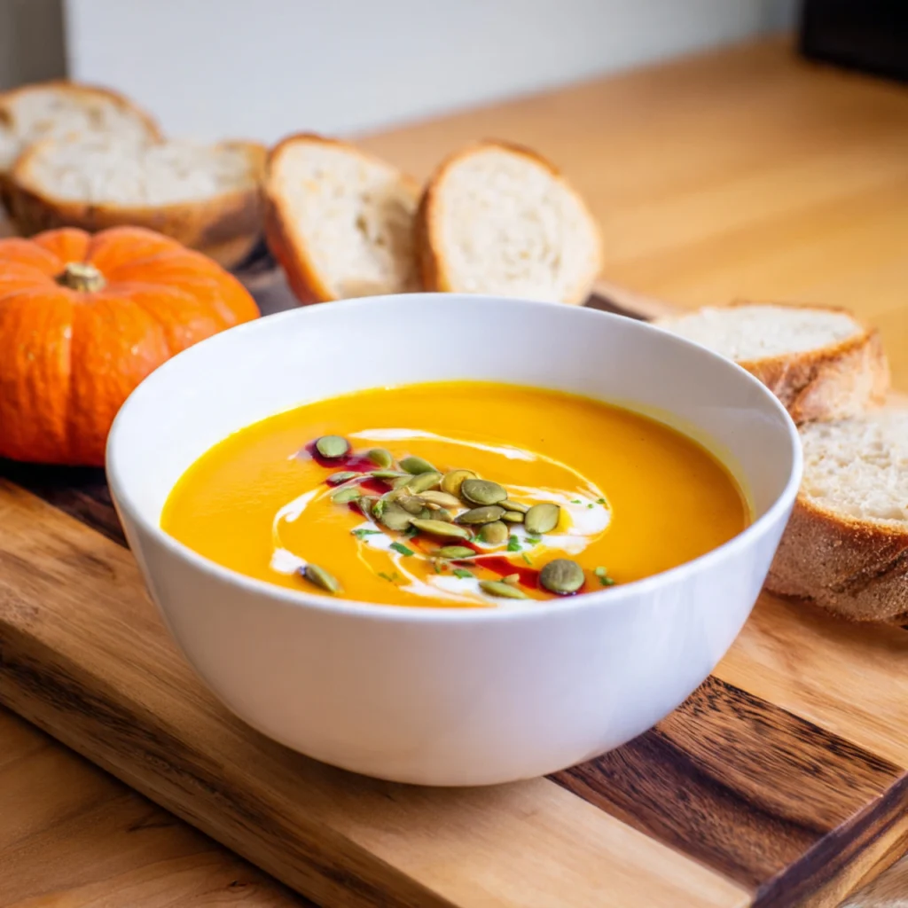 Spicy Butternut Squash And Sweet Potato Soup