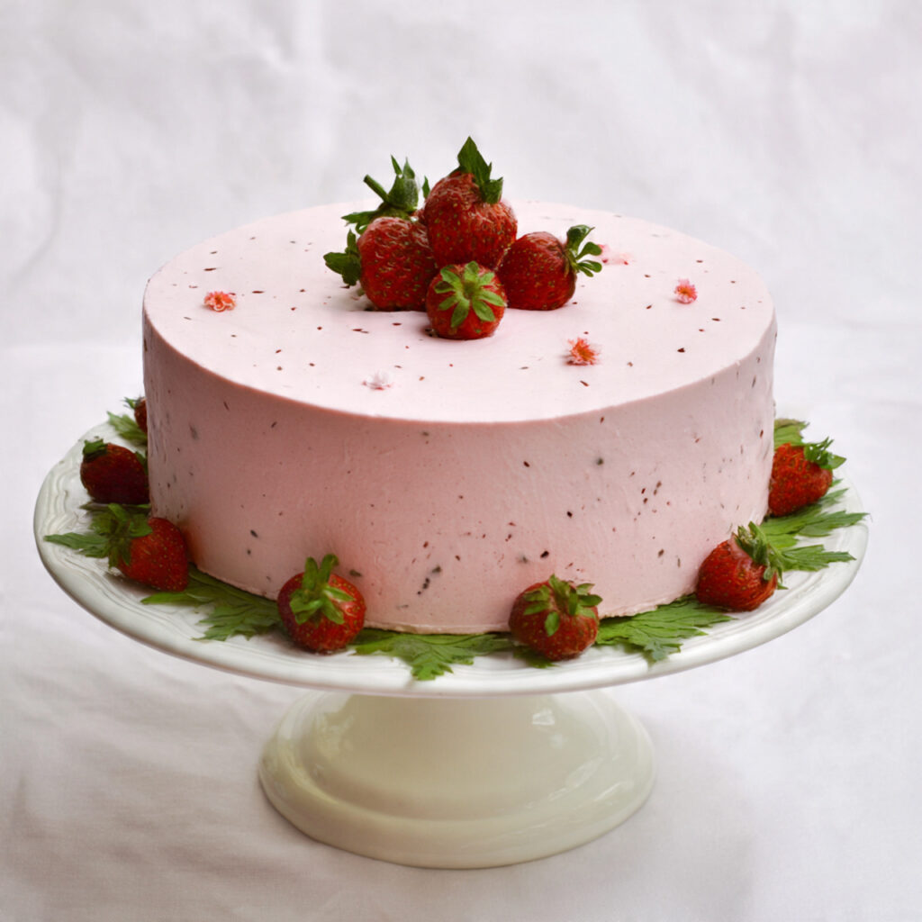 Strawberry Mousse Cake