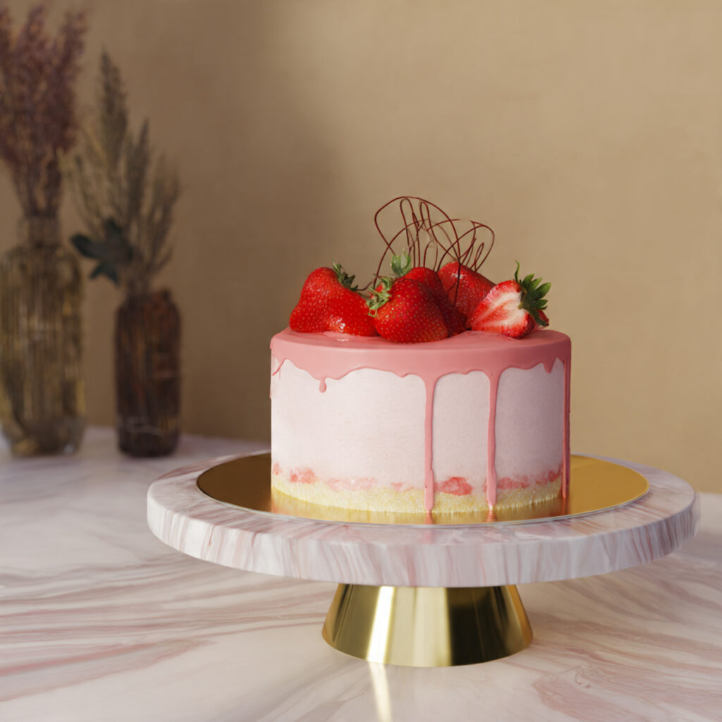 Strawberry Mousse Cake