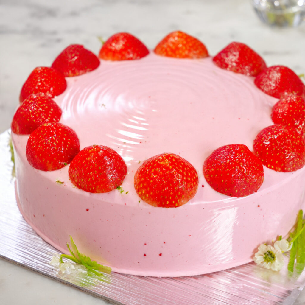 Strawberry Mousse Cake