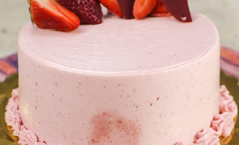 Strawberry Mousse Cake