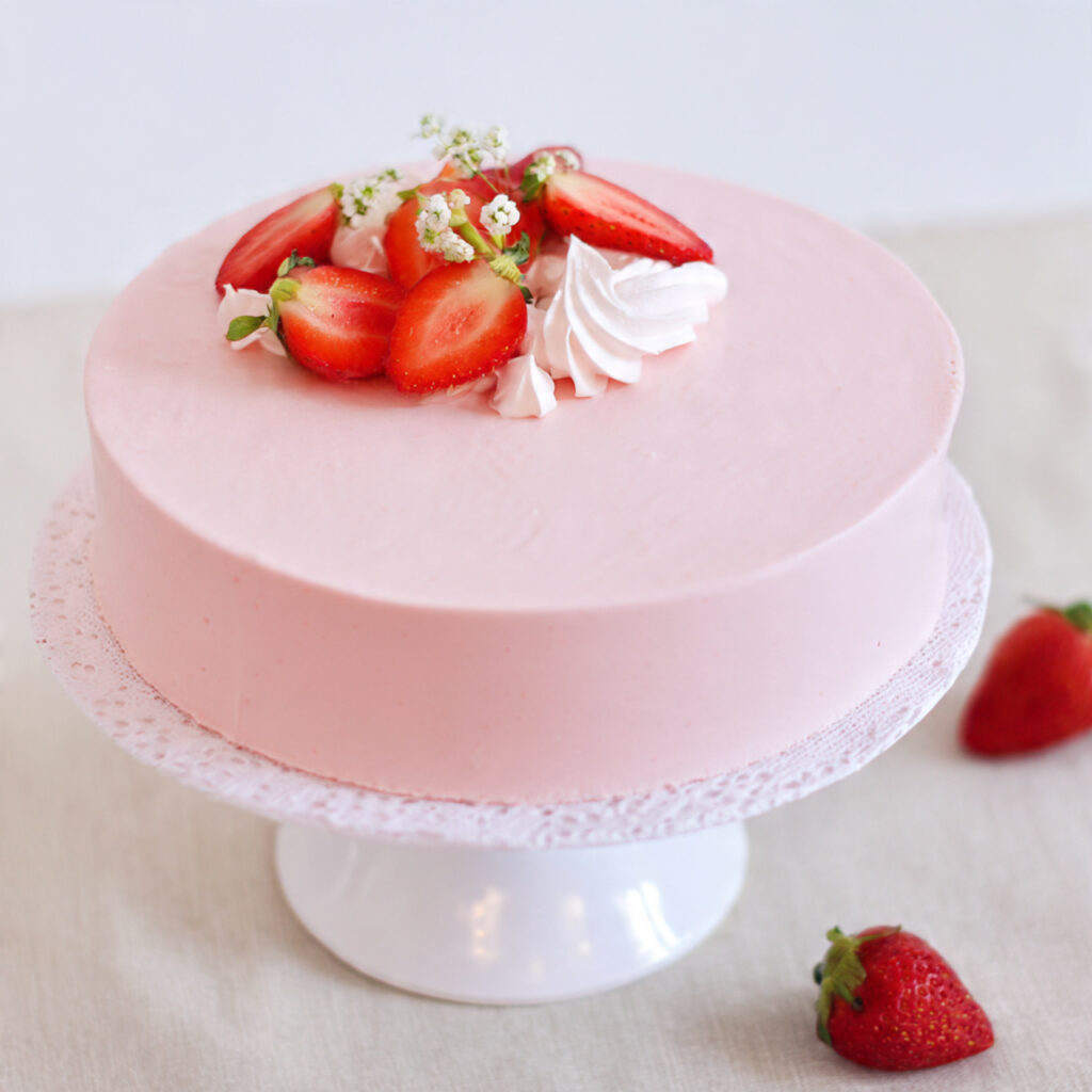 Strawberry Mousse Cake